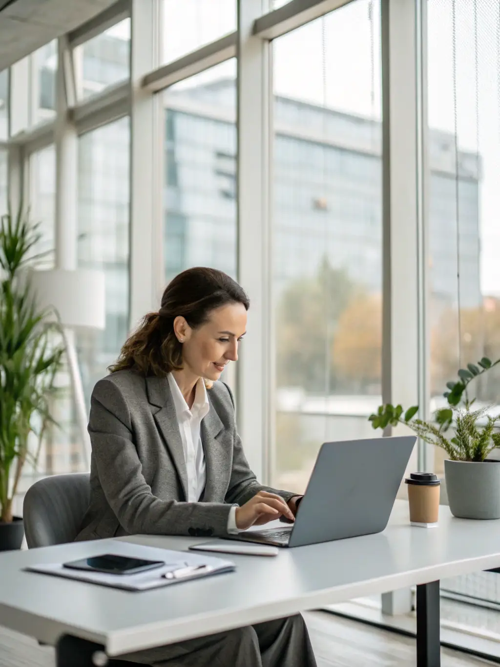 Employees efficiently using AI-powered tools to streamline their daily tasks, reflecting the productivity gains achieved through Digital Dharm's training.