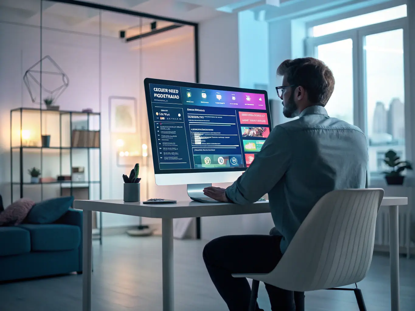 A person confidently using AI tools during a Digital Dharm job search workshop, showcasing how AI can streamline the application process.